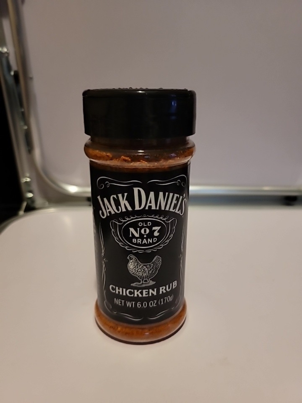 Jack Daniel's Chicken Rub - Black & Tan Spice Jar